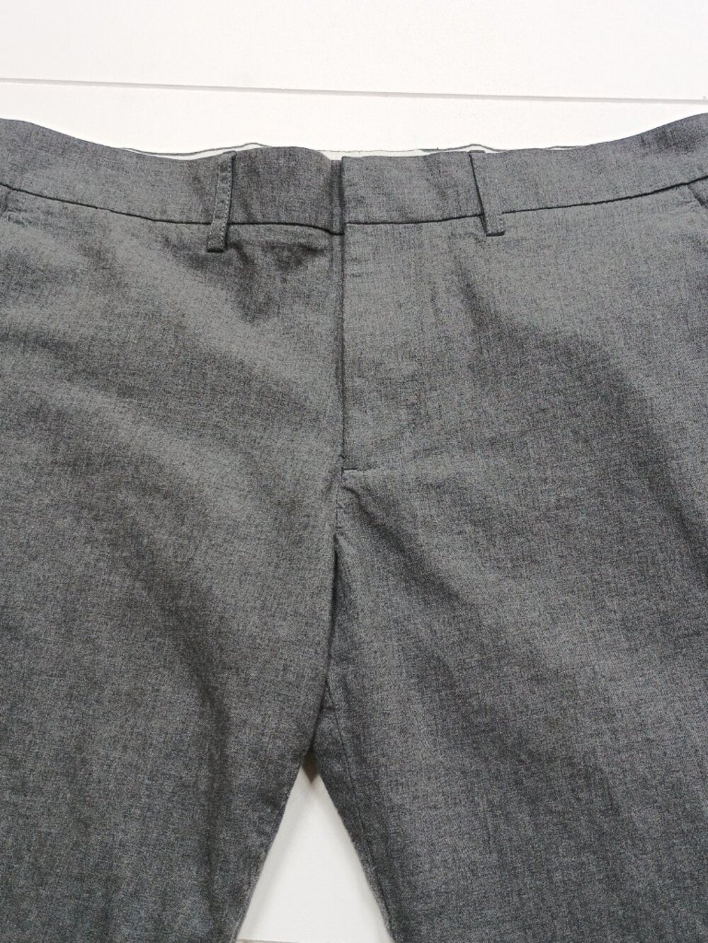 J.Crew Thompson Men’s 32x30 Charcoal Gray Cotton Tapered Pants Preppy - Picture 5 of 10